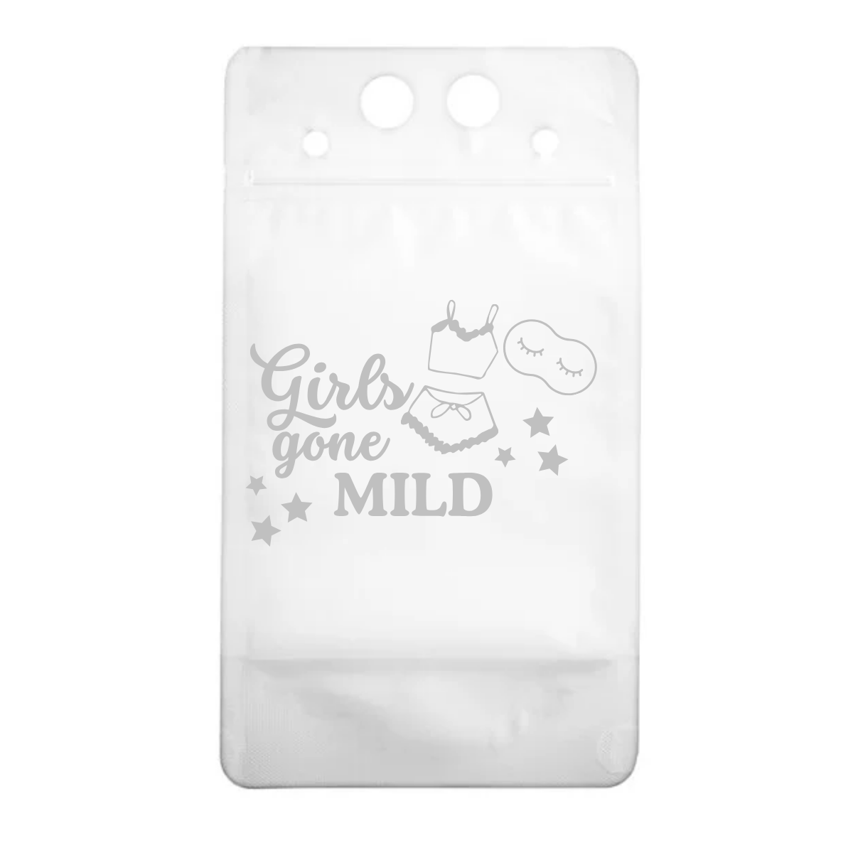 Girls Gone Mild Reusable Drinking Pouches | Fun Cocktail Pouches for Bachelorette Parties & Girls Trips