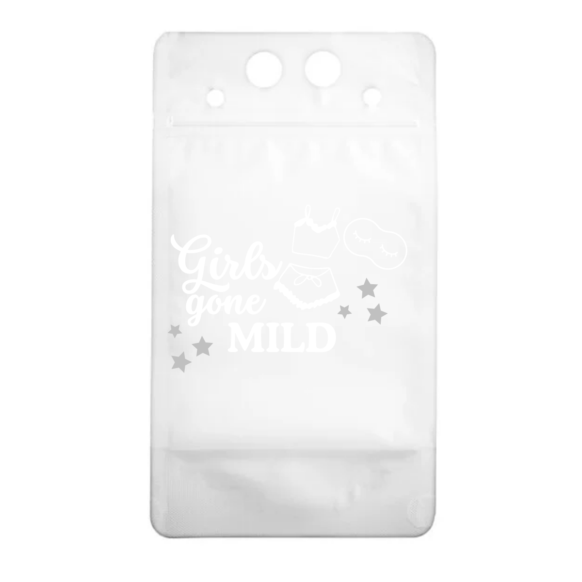 Girls Gone Mild Reusable Drinking Pouches | Fun Cocktail Pouches for Bachelorette Parties & Girls Trips