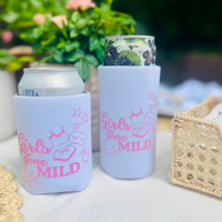 Girls Gone Mild Foam Can Cooler Sleeves, Standard & Skinny