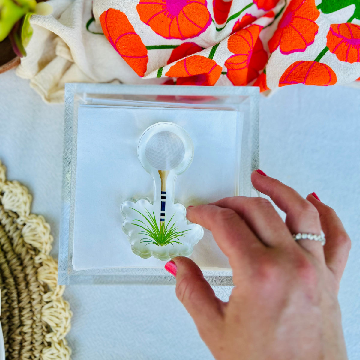 Golf Tee Napkin Weight
