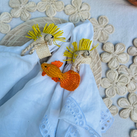 Handwoven Goldfish Napkin Ring