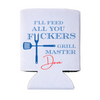 I'll Feed All You F*ckers Grill Master Can Coolers | Custom BBQ Can Cooler