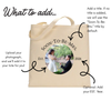 Custom Photo Canvas Tote