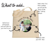 Custom Photo Canvas Tote