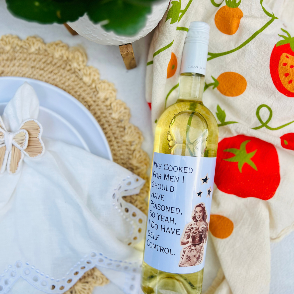 I've Cooked For Men I Should Have Poisoned Wine Label
