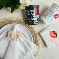 Kiss XOXO Cocktail Paper Napkins