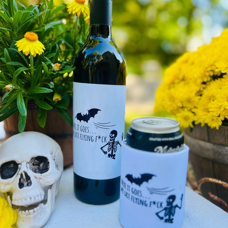 There It Goes...My Last Flying F*ck Wine Label