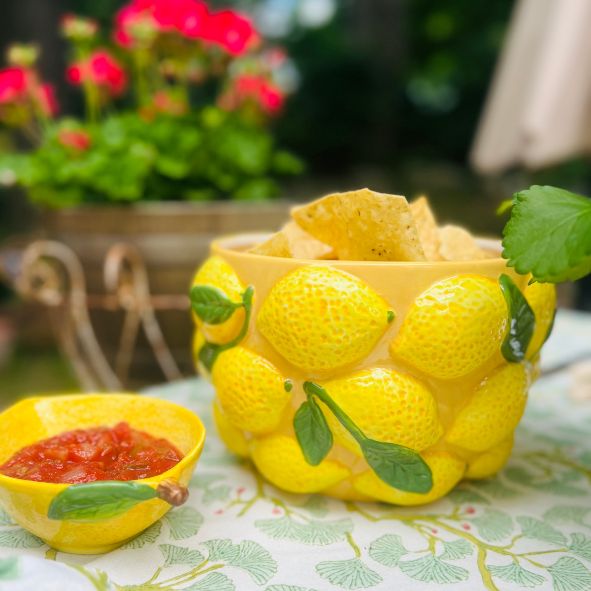 Lemon Punch Bowl & Ladle Set