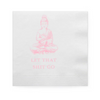 Let That Shit Go Paper Cocktail Napkins, Soft Pink