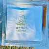 Let That Shit Go Paper Cocktail Napkins, Gold Foil