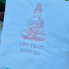 Let That Shit Go Paper Cocktail Napkins, Soft Pink