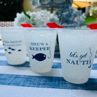 "She's A Keeper" Cocktail Frosted Drinking Cups, 16oz