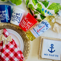 Bride's Last Sail Before The Veil Customizable Large Wine Label | Last Sail Before The Veil Bachelorette