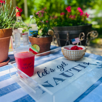 Let's Get Nauti Frosted Drinking Cups, 16oz