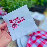 Let's Make The Whole Place Shimmer Cocktail Paper Beverage Napkins