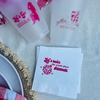 Let's Make The Whole Place Shimmer Cocktail Paper Beverage Napkins