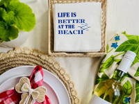 Life is Better At The Beach Paper Cocktail Napkins