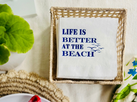 Life is Better At The Beach Paper Cocktail Napkins