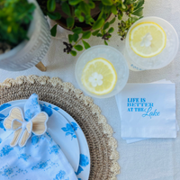 Life Is Better At The Lake Cocktail Paper Beverage Napkin