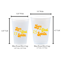 Love At First Spritz Frosted Drinking Cup, 12oz