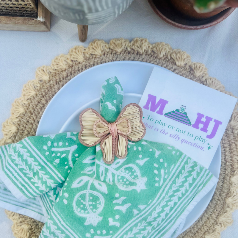 Mahj: To Play Or Not To Play Cocktail Paper Napkins