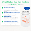 Martini Girl Custom Birthday Can Cooler Sleeves | Regular & Slim Fit