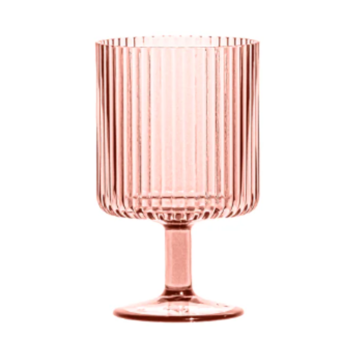 Mesa Stacking Wine Goblet, Pink