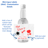 Custom Mob Wives Mini Liquor Bottle Labels