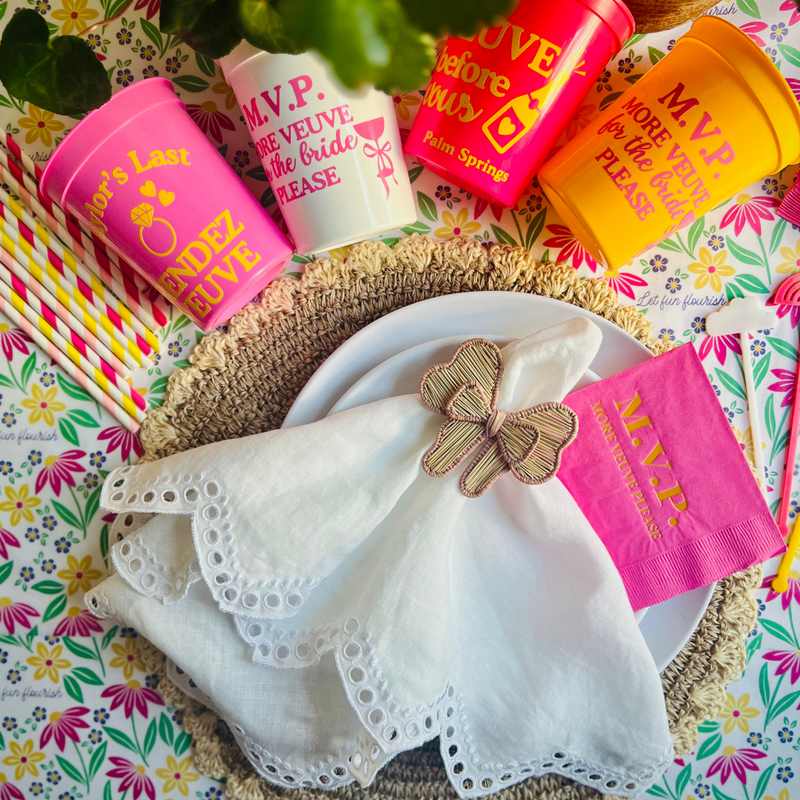 M.V.P. More Veuve For The Bride Please Stadium Cups | Veuve Before Vows Bachelorette