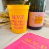 M.V.P. More Veuve For The Bride Please Stadium Cups | Veuve Before Vows Bachelorette