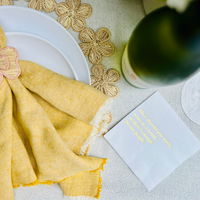 They Should Put More Wine In A Bottle Cocktail Paper Beverage Napkin | Vino Before Vows