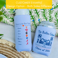 Custom Neoprene Can Cooler, Regular and Slim Fit