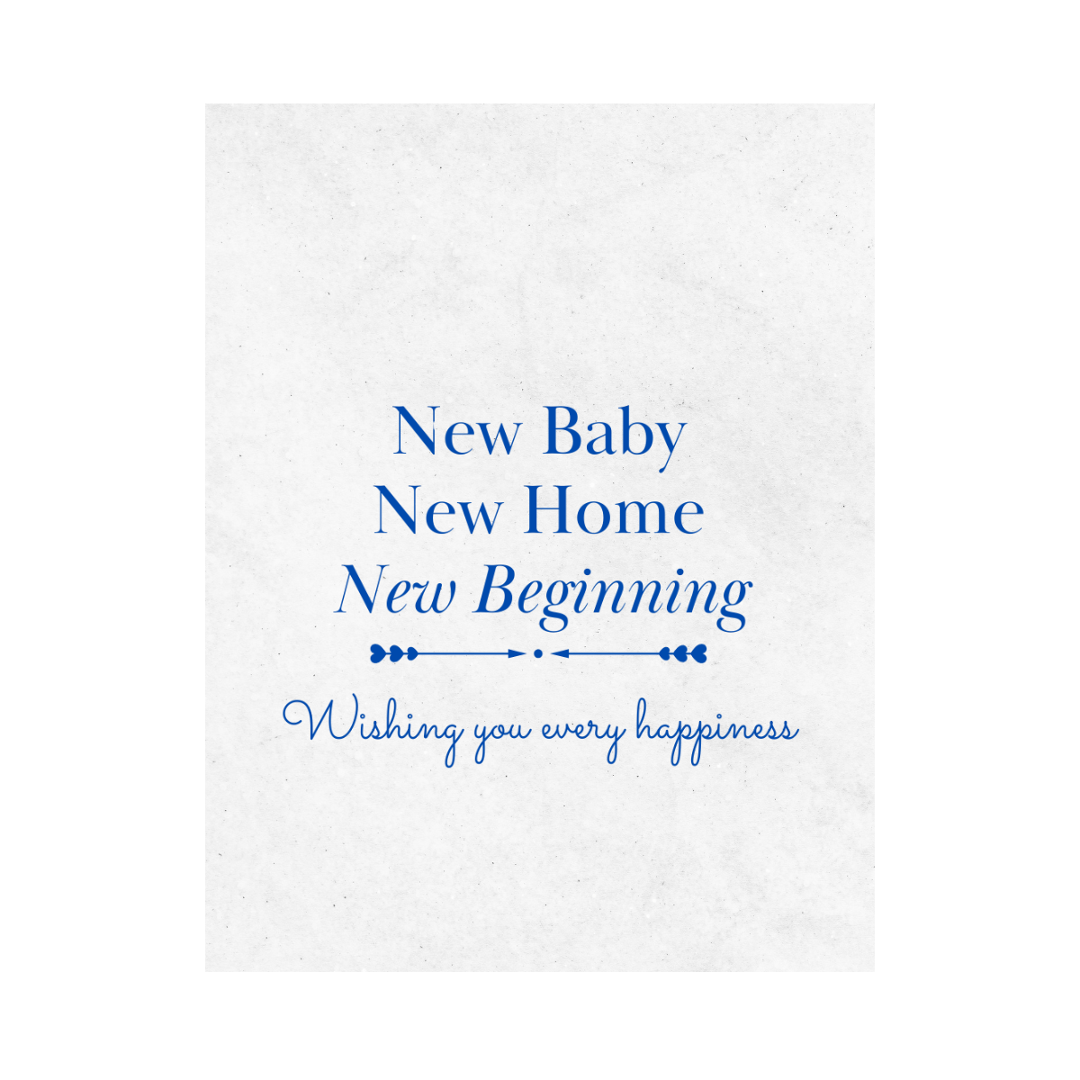 New Baby, New Home, New Beginnings Customizable Wine Label