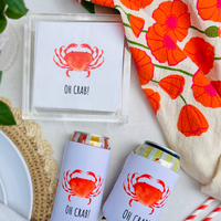 Oh Crab! Cocktail Paper Beverage Napkins