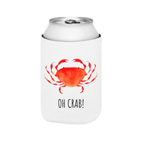 Oh Crab Custom Neoprene Can Cooler