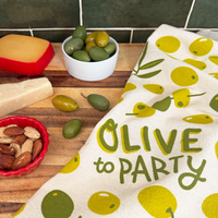 Olives Kitchen Tea Towel