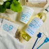 We Are On Cloud Nine Customizable Wine Label | Cloud Nine Baby Shower Décor