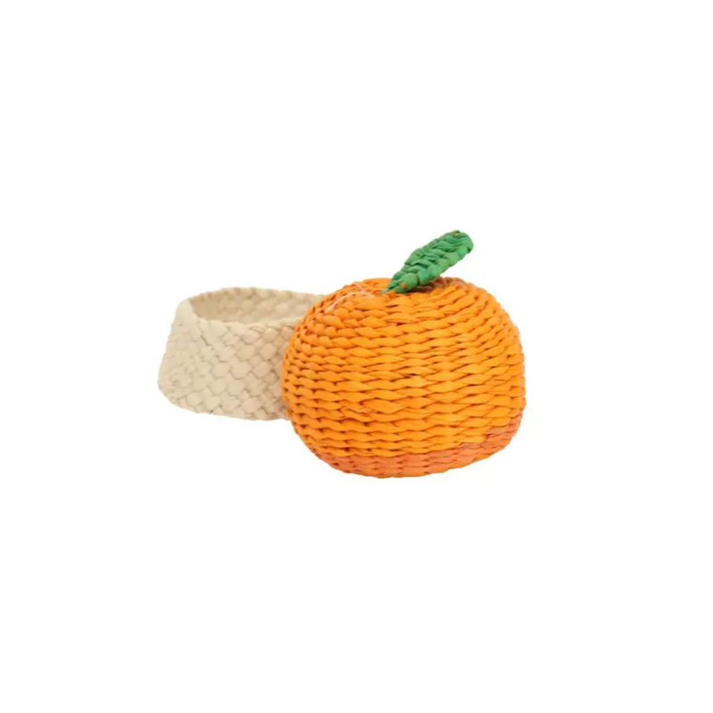 Handwoven Pumpkin Napkin Ring