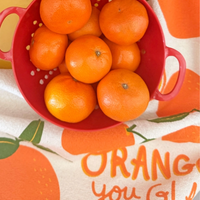 "Orange You Glad" Kitchen Tea Towel