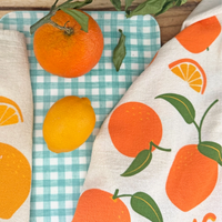 "Orange You Glad" Kitchen Tea Towel