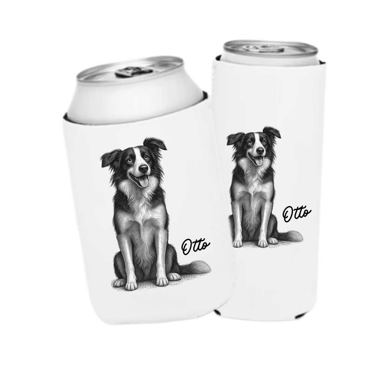 Custom Pet Can Cooler Sleeves, Regular & Slim Fit