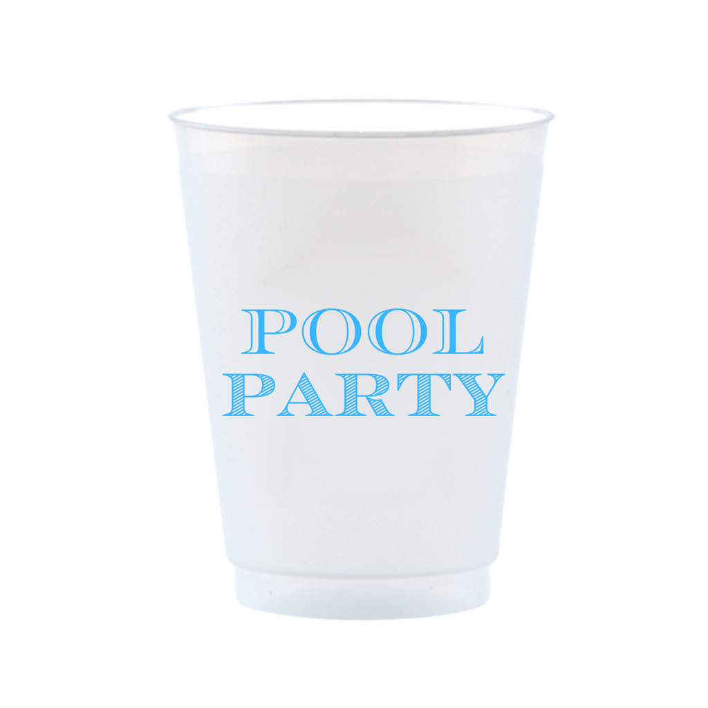 Pool Party Frost Flex Drinking Cups, 16oz