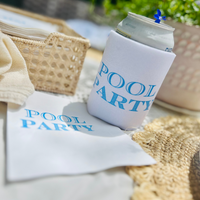 Pool Party Foam Can Cooler Sleeves, Regular & Slim Fit
