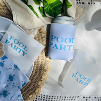 Pool Party Foam Can Cooler Sleeves, Regular & Slim Fit