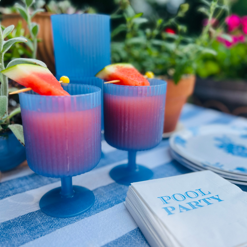 Pool Party Summer Cocktail Paper Beverage Napkins