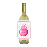 Probably Just Gonna Jingle Some Of The Way, I'm Tired Holiday Wine Label