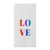 Rainbow Love Paper Guest Towels/Napkins, Set of 30