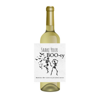 Shake Your Boo-ty Halloween Wine Label