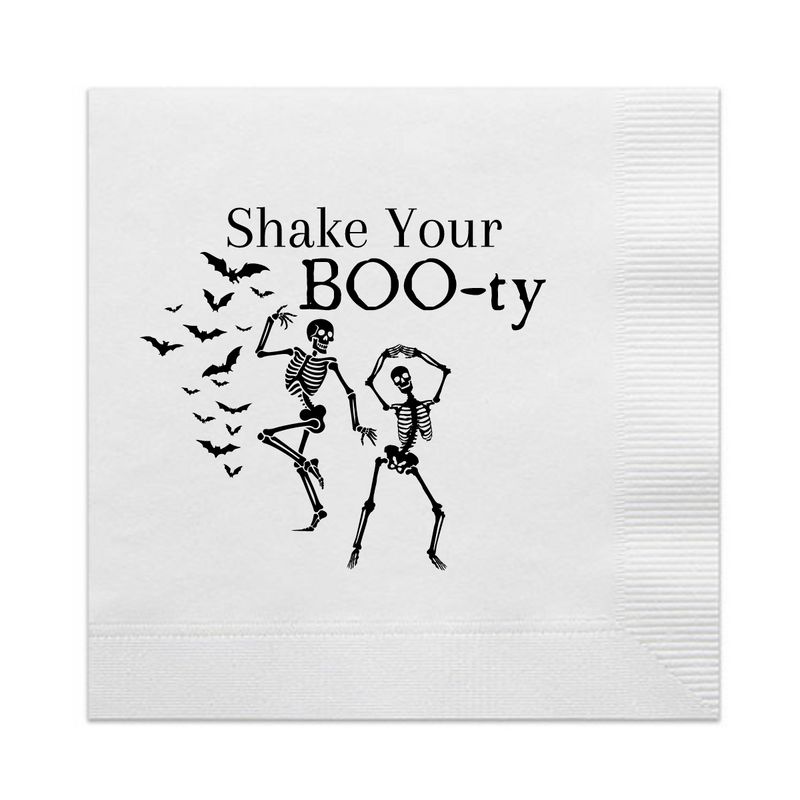 Shake Your Boo-ty Halloween Cocktail Paper Napkins