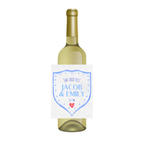 Custom Wedding or Engagement Wine Label | Personalized "She Said Yes" or "Forever" Wine Label